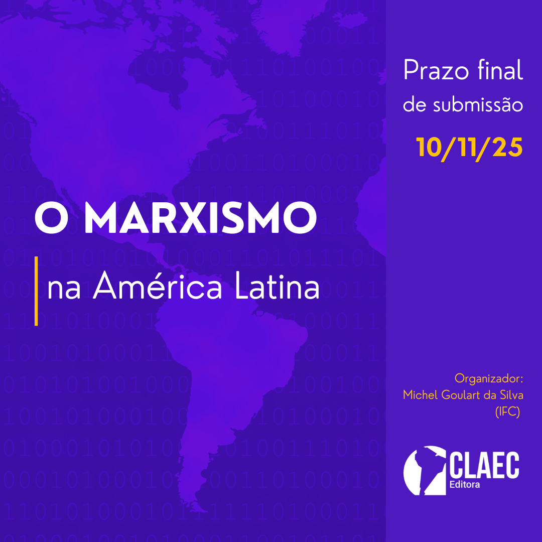 Imagem estilizada com um fundo roxo e códigos binários sobrepostos a uma silhueta do mapa da América Latina, criando uma atmosfera digital e analítica.
