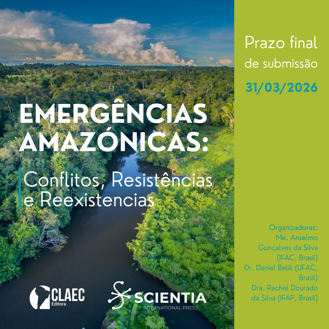 Vista aérea da Floresta Amazônica, mostrando um rio que corta a vegetação densa sob um céu azul com nuvens, representando a grandiosidade e a vulnerabilidade do bioma.