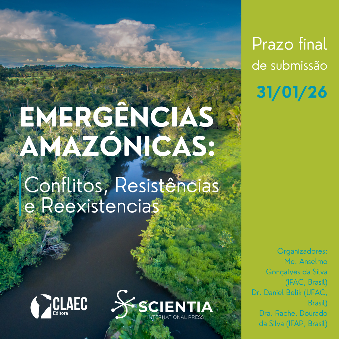 Vista aérea da Floresta Amazônica, mostrando um rio que corta a vegetação densa sob um céu azul com nuvens, representando a grandiosidade e a vulnerabilidade do bioma.