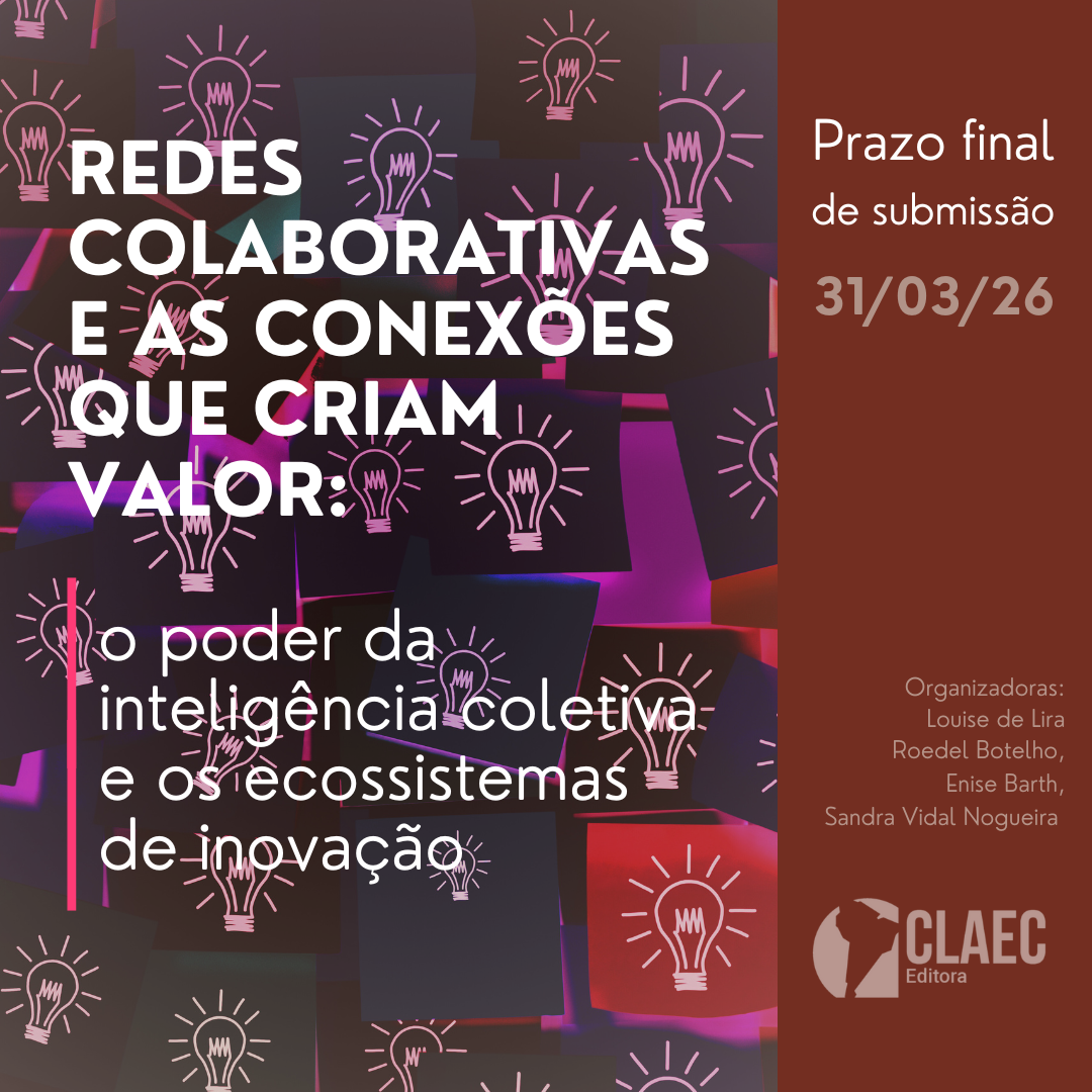 Chamada de capítulos do livro Redes colaborativas e as conexões que criam valor com submissões até 31 de março de 2026