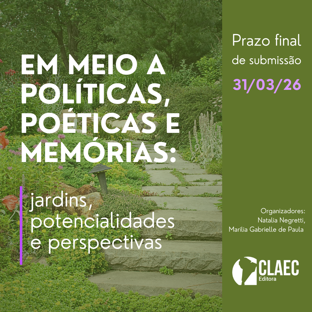 Chamada de capítulos do livro Em meio a políticas, poéticas e memórias com prazo final de submissão em 31 de março de 2026