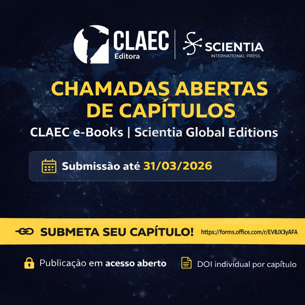 Chamadas abertas para submissão de capítulos em e-books científicos bilíngues do CLAEC em parceria com a Scientia International Press